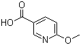 structure of CAS# 66572-55-2, 6-Methoxynicotinic acid;6-Methoxypyridine-3-carboxylic acid; 2-Methoxypyridine-5-carboxylic acid