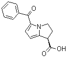 structure of CAS# 66635-93-6, (R)-Ketorolac;(1R)-5-Benzoyl-2,3-dihydro-1H-pyrrolizine-1-carboxylic acid