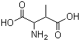 结构式 CAS# 6667-60-3, 3-甲基天门冬氨酸; 2-氨基-3-甲基丁二酸
