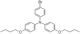 结构式 CAS# 666711-17-7, 4-溴-N,N-双(4-丁氧基苯基)苯胺