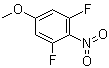 结构式 CAS# 66684-62-6, 4-硝基-3,5-二氟苯甲醚