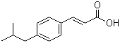 结构式 CAS# 66734-95-0, 4-异丁基肉桂酸