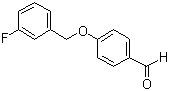 结构式 CAS# 66742-57-2, 4-(3-氟苄氧基)苯甲醛