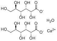 结构式 CAS# 66905-23-5, 葡萄糖酸钙单水合物