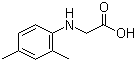 structure of CAS# 66947-32-8, N-(2,4-Dimethylphenyl)glycine ;N-2,4-Xylylglycine