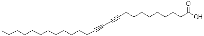 structure of CAS# 66990-32-7, 10,12-Pentacosadiynoic acid;10,12-Pentacosadiynioic acid; DA 3261; Pentacosa-10,12-diynoic acid