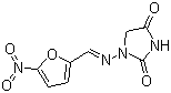 Nitrofurantoin molecular structure (CAS 67-20-9)