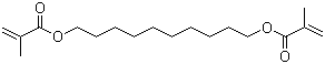 structure of CAS# 6701-13-9, 1,10-Decanediol dimethacrylate;1,10-Decamethylene dimethacrylate; 2-Methyl-2-propenoic acid 1,1'-(1,10-decanediyl) ester