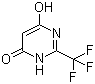 结构式 CAS# 672-47-9, 2-三氟甲基嘧啶-4,6-二醇