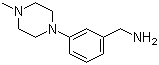 结构式 CAS# 672325-37-0, 3-(4-甲基-1-哌嗪)苯甲胺; 3-(4-甲基-1-哌嗪)苄胺