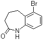 6-Bromo-1,3,4,5-tetrahydro-2H-1-benzazepin-2-one molecular structure (CAS 6729-30-2)