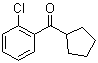 结构式 CAS# 6740-85-8, 邻氯苯基环戊基酮