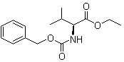 结构式 CAS# 67436-18-4, N-苄氧羰基-L-缬氨酸乙酯