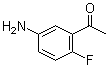 结构式 CAS# 67500-19-0, 5'-氨基-2'-氟苯乙酮