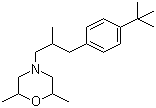 结构式 CAS# 67564-91-4, 顺-4-叔丁基苯基(-2-甲基丙基)-2,6-二甲基吗啉