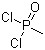 structure of CAS# 676-97-1, Methylphosphonic dichloride;Dichloromethylphosphine oxide; Methanephosphonyl chloride; Methanephosphonyl dichloride; Methylphosphonic acid dichloride; Methanephosphonodichloridic acid