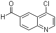 结构式 CAS# 676256-25-0, 4-氯喹啉-6-甲醛