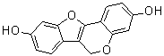 structure of CAS# 67685-22-7, 6H-Benzofuro[3,2-c][1]benzopyran-3,9-diol;3,9-Dihydroxypterocarp-6a-en