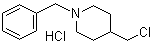 结构式 CAS# 67686-03-7, 1-苄基-4-氯甲基哌啶盐酸盐