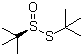 结构式 CAS# 67734-35-4, R-(+)-叔丁基亚磺酸硫代叔丁酯; R-(+)-特丁基亚磺酸硫代特丁酯