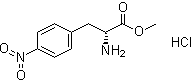 结构式 CAS# 67877-95-6, 4-硝基-D-苯丙氨酸甲酯单盐酸盐