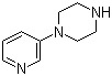 结构式 CAS# 67980-77-2, 1-(3-吡啶基)哌嗪