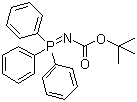结构式 CAS# 68014-21-1, N-叔丁氧羰基亚胺(三苯基)膦