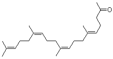 structure of CAS# 6809-52-5, Teprenone;6,10,14,18-Tetramethyl-5,9,13,17-nonadecatetraen-2-one