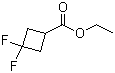 structure of CAS# 681128-38-1, Ethyl 3,3-difluorocyclobutanecarboxylate;3,3-Difluorocyclobutanecarboxylic acid ethyl ester