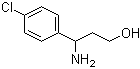 结构式 CAS# 68208-26-4, gamma-氨基-4-氯苯丙醇