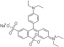 结构式 CAS# 68238-36-8, 异硫蓝; 提纯专利蓝紫