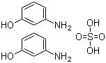 结构式 CAS# 68239-81-6, 3-氨基苯酚硫酸盐; 间氨基苯酚硫酸盐