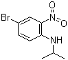 结构式 CAS# 683274-50-2, N-异丙基-4-溴-2-硝基苯胺