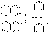 structure of CAS# 685138-48-1, [mu-[[1,1'-Binaphthalene]-2,2'-diylbis[diphenylphosphine]]]dichlorodigold;Dichloro[(±)-BINAP]digold(I)