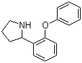 structure of CAS# 68548-77-6, 2-(2-Phenoxyphenyl)pyrrolidine