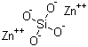 structure of CAS# 68611-47-2, Zinc orthosilicate;Zinc silicate