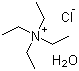 structure of CAS# 68696-18-4, Tetraethylammonium chloride monohydrate;N,N,N-Triethylchloride ethanaminium hydrate