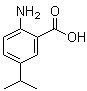 结构式 CAS# 68701-22-4, 2-氨基-5-异丙基苯甲酸