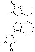 对叶百部碱分子结构 (CAS 6879-01-2)