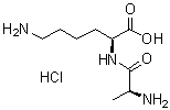 结构式 CAS# 68973-27-3, L-丙氨酰-L-赖氨酸单盐酸盐