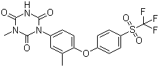 structure of CAS# 69004-04-2, Toltrazuril sulfone;Ponazuril