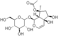 结构式 CAS# 6926-14-3, 乙酰哈巴苷