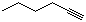 1-Hexyne molecular structure (CAS 693-02-7)