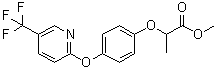 结构式 CAS# 69335-90-6, 吡氟禾草灵甲酯; 甲基吡氟禾草灵
