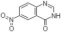 结构式 CAS# 6943-17-5, 6-硝基喹唑啉-4(3H)-酮