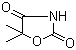 structure of CAS# 695-53-4, Dimethadione;5,5-Dimethyloxazolidine-2,4-dione; Propazone