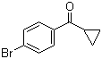 (4-Bromophenyl)cyclopropylmethanone molecular structure (CAS 6952-89-2)