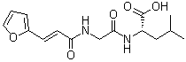 N-[3-(2-Furanyl)-1-oxo-2-propenyl]glycyl-L-leucine molecular structure (CAS 69654-89-3)