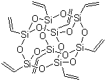 Octavinyloctasilasesquioxane molecular structure (CAS 69655-76-1)