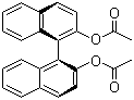 结构式 CAS# 69677-98-1, (S)-(+)-联萘酚二乙酸酯